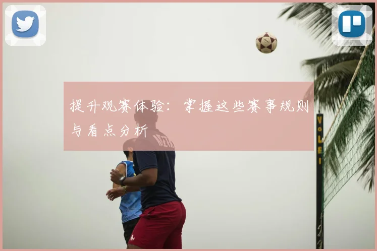 提升观赛体验：掌握这些赛事规则与看点分析